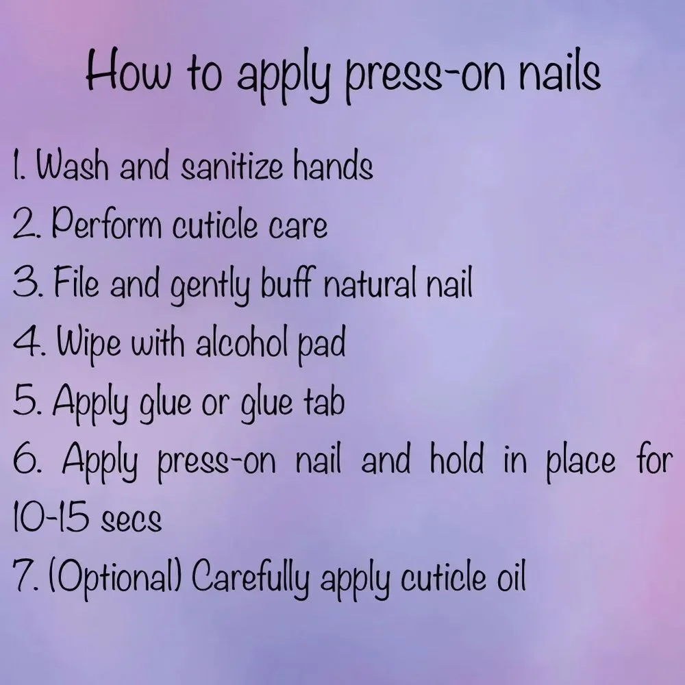 Abstract Design pressons - Picture 5 of 6